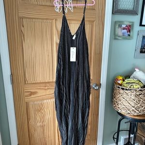 Black and white maxi dress